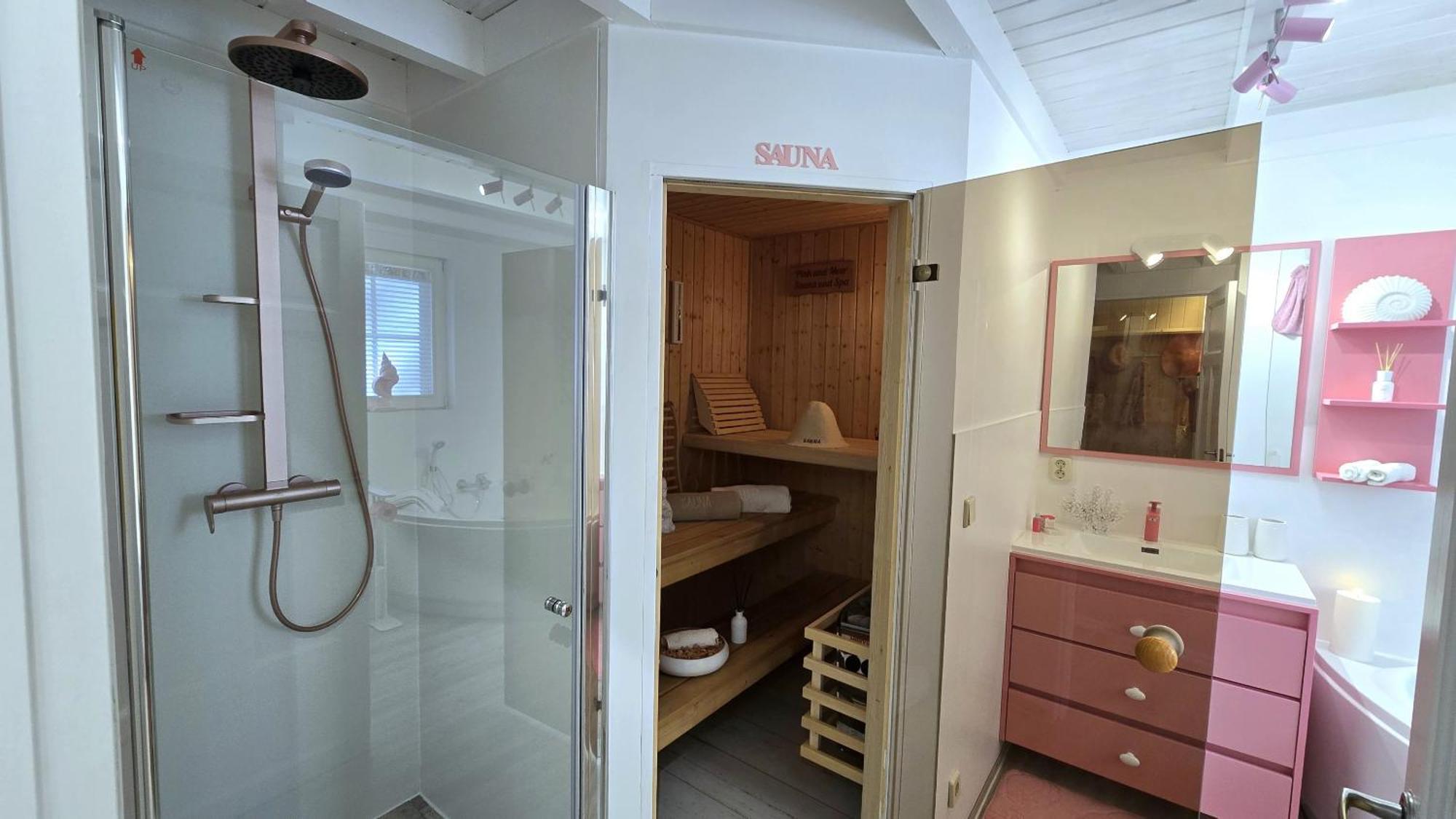 Pink Und Meer - Meerblick, Sauna, Kamin & Whirlpool Baabe Exterior foto